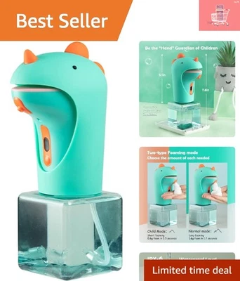 Kids' Dinosaur Foaming Touchless Soap Dispenser - Waterproof & Energy-Efficient - Image 1 of 4