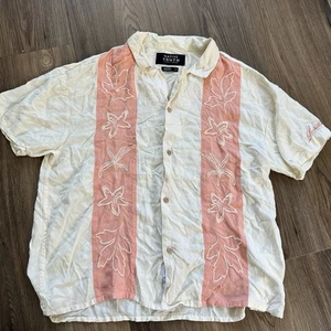 Native Youth Boxy Fit Floral Graphic Button Up Shirt Men’s Medium Embroidered - Picture 1 of 11