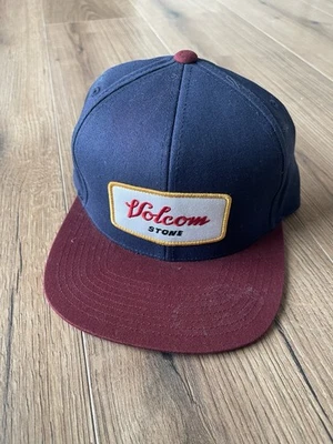 Volcom Stone Baseball Cap Mens Blue Hook & Loop Adjustable Hat - Image 1 of 4