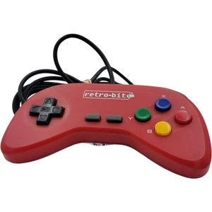 Retro-Bit Super Retro RDP Wired Controller for SNES Red - Picture 1 of 11