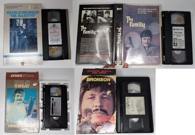 Lot: Family/Someone Behind Door/Mr Majestyk/Cold Sweat: Charles Bronson Big Box Foto 1 de 4