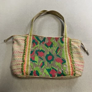 America & Beyond Neon Camo Bag Beach Bag Tote - Picture 1 of 16