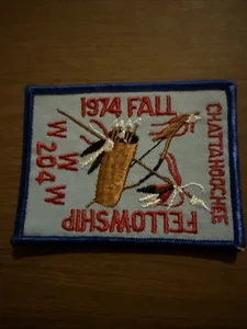 OA Lodge 204 CHATTAHOOCHEE 1974 Fall Fellowship patch WWW BSA - Picture 1 of 5
