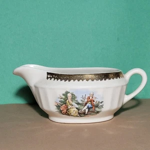 Vintage Cronin Gravy Boat Pattern COI2, Unisgned, George and Martha gold rim - Picture 1 of 9