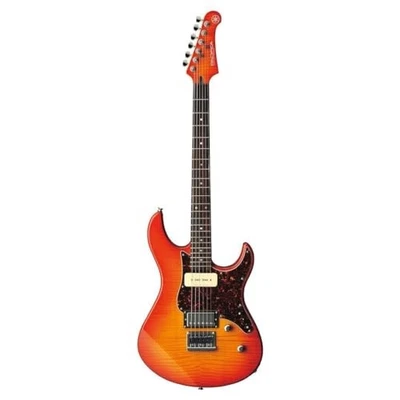 Yamaha PAC611HFM Pacifica Electric Guitar - Light Amber Burst - Image 1 of 4