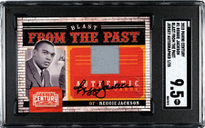 2010 10 Panini Century Collection Reggie Jackson # 1 Jersey Auto 1/25 SGC 9.5