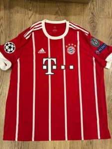 BAYERN MUNICH 2017 2018 HOME FOOTBALL SHIRT SOCCER JERSEY ADIDAS AZ7961 SIZE 2XL - Picture 1 of 18