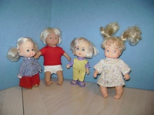 Vier kleine Vintage Kleinkind Puppen Remco Simba Hongkong andere 5 - 6 Zoll - Bild 1 von 3