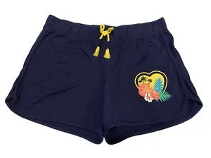 Wonder Nation Girls Navy Blue Shorts Size Xl 14 to 16 Plus Tropical Beach Summer - Picture 1 of 10