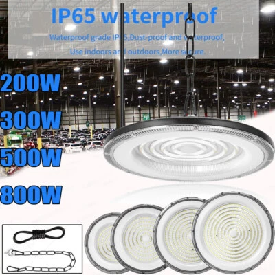 1000W UFO LED High Bay Light Shop Lights Warehouse Commercial Lighting Lamp Watt - Image 1 of 4