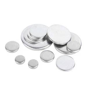 304 Stainless Steel Round Discs Sheet Metal Plate Round Circle 6mm-80mm Diameter - Picture 1 of 5