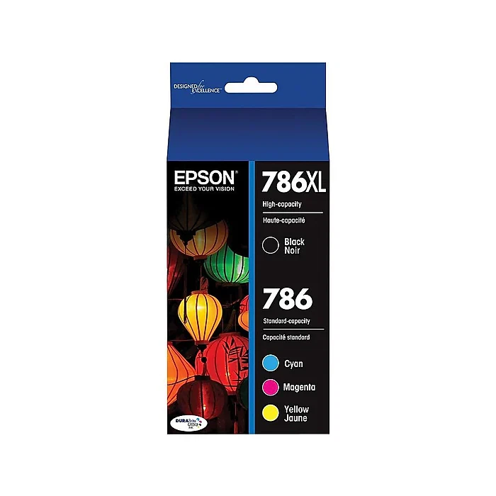 BRAND NEW Epson 786XL Black + 786 Cyan Magenta Yellow UNOPENED BOX - EXP 11/2024 - Image 1 of 1