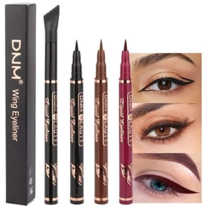 evpct 3 Stück schwarz braun rot braun flüssig Flügel Eyeliner Stempel Augenstift Make-up - Bild 1 von 6