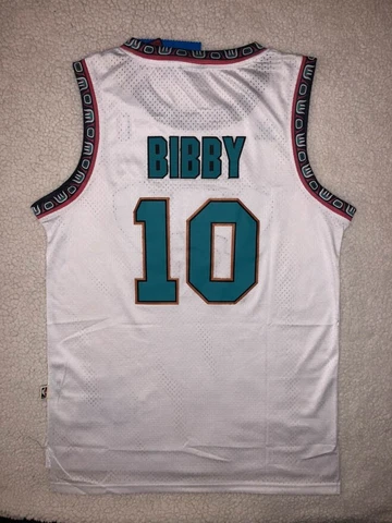 Mike Bibby #10 Vancouver Grizzlies Throwback Teal or White Men's Stitched Jersey Cover