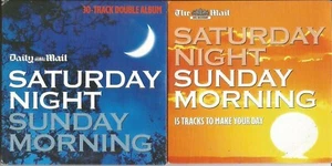 SATURDAY NIGHT/SUNDAY MORNING - 2 DISCS - VARIOUS ARTISTS - MAIL PROMO MUSIC CD - Picture 1 of 2