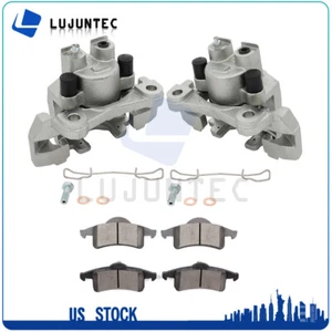 Brake Calipers And Brake Ceramic Pads Rear For 1999-2004 Jeep Grand Cherokee - Picture 1 of 11
