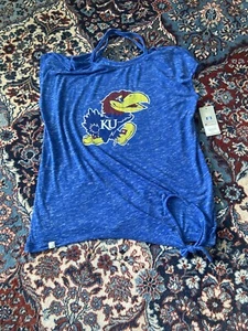 Kansas Jayhawks Colosseum Athletics Tank Top Women's Medium NWT - Picture 1 of 4