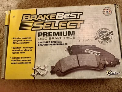 Pastillas de freno traseras de cerámica BrakeBest Select - SC1498 Dodge Durango Jeep Cherokee Foto 1 de 3