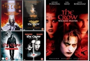 CROW 4 MOVIE FILM COMPLETE COLLECTION Including TV Series STAIRWAY TO HEVEN DVD - Bild 1 von 1
