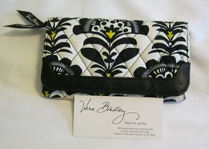 Vera Bradley FANFARE SLEEK & CHIC WALLET Coin for PURSE tote BACKPACK Bag  EUC - Picture 1 of 5