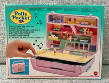 VINTAGE 1989 Bluebird POLLY POCKET Bowling Alley Cassette Player RARE with BOX
