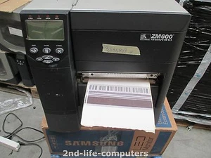 ZEBRA ZM600 ZM600-200E-0100T DT/TT Label Printer USB NETWORK LINES 3,631,903 IN - Bild 1 von 4