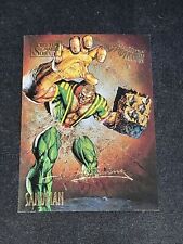  Spider-Man Ultra 1995 Gold Foil Parallel Facsimile Signature card 46 Sandman 