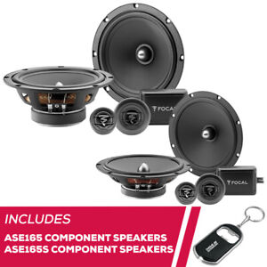 Focal ASE165 6.5" Component Speakers and ASE165S 6.5" Slim Component Speakers