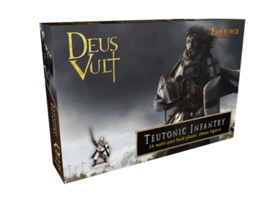 JUEGOS FIREFORGE DVMO03-BS (FFG005) INFANTERÍA TEUTÓNICA 28 VARIAS PIEZAS 28mm FIGURAS Foto 1 de 4