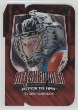 2011-12 ITG Between the Pipes Men 4 Ruby Die-Cut Vault Silver /5 Evgeni Nabokov