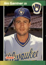 1989 (BREWERS) Donruss Baseball's Best #295 Jim Gantner