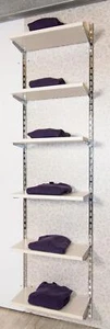 Rear wall system wall shelf wall rail shop fittings clothes rack shop fitting - Picture 1 of 5