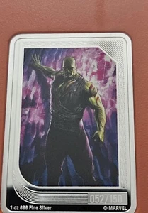 2023 Marvel NZ Mint Trading Coins Drax the Destroyer 052/150. OBO - Picture 1 of 3