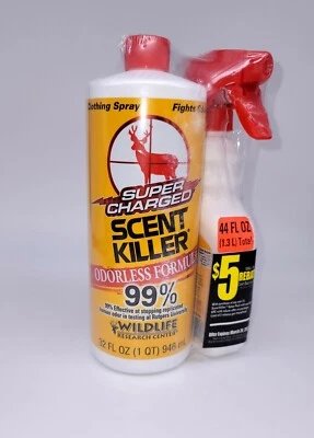 Combo spray súper cargado Scent Killer 559 Wildlife Research 32/12 44 oz. Total Foto 1 de 4