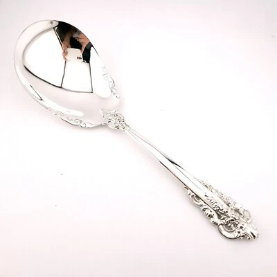 LARGE Wallace Grande Baroque Sterling Silver Gravy Sauce Ladle 9.5"in Spoon - Image 1 of 4