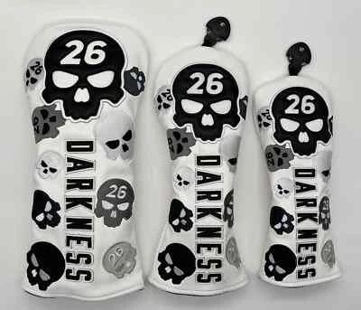 PXG Darkness Headcover (White) - Driver, Fairway Wood, Hybrid