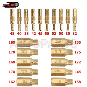 10x Slow Pilot Jet & Main Jet kit for Honda CR500R CR250R CR250 CR125R CBR900RR - Picture 1 of 5