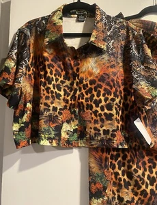 Two Piece Impulsive Wild Jungle Pant Set. Size S . - Picture 1 of 5