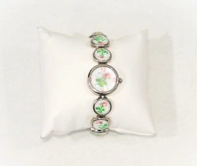 Reloj Betsey Johnson Vintage Flor Rosa Foto 1 de 4