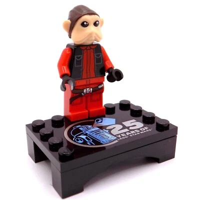 LEGO Star Wars Nien Nunb with 25 Year Anniversary Stand from set 75396