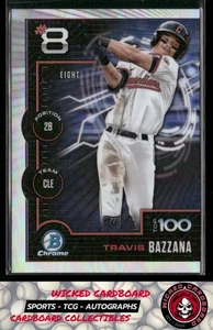 Travis Bazzana 2025 Bowman Scouts Top 100 #BTP-8 Cleveland Guardians - Imagen 1 de 2