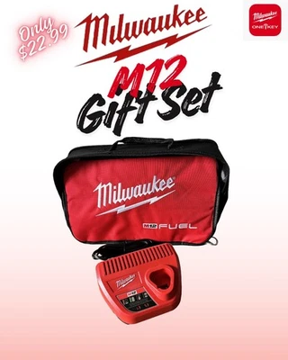Milwaukee M12 Gift Bag Combo - Image 1 of 3