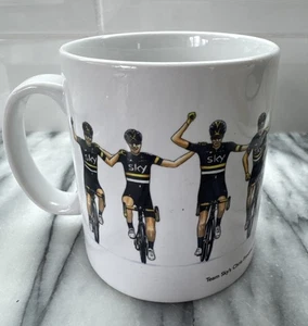 Cycling Mug. Chris Froome Team Sky, Tour de France winner 2016 Tea Or Coffee Mug - Foto 1 di 18