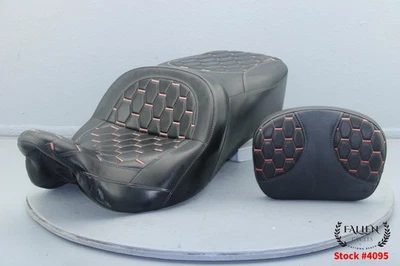 2016 Harley Street Glide CC RIDER 2UP Front Driver Set + Rear Backrest Pad #4095 - Image 1 of 4