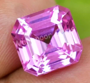 8,05 ct natürlicher rosa Kunzit Smaragd VVS atemberaubender AGL-zertifizierter loser Edelstein - Bild 1 von 5