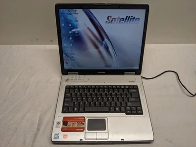 Toshiba Satellite L25 15.6" - Celeron M, 768MB Ram, 80GB HDD, Windows XP - Image 1 of 4