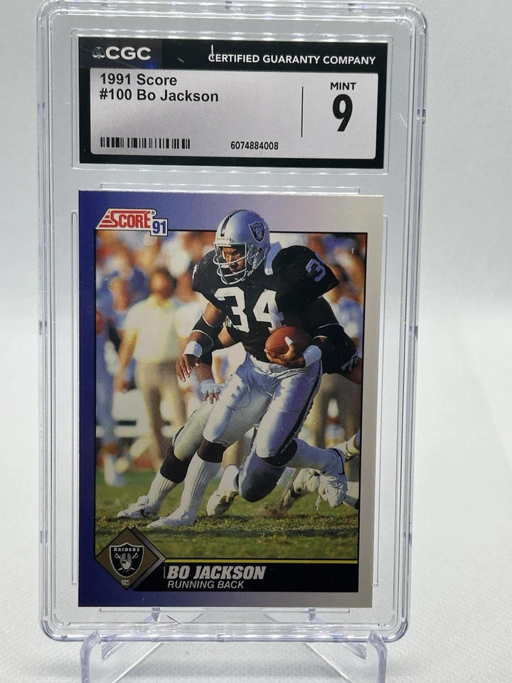 1991 Score - Bo Jackson #100 - Image 1 of 2