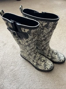 TU Leopard Print Wellington Boots UK Size 6 - VGC - Picture 1 of 11