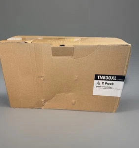 2PK TN830XL Toner Compatible for Brother TN830 XL DCP-L2647DW HL-L2405W L2460DW - Picture 1 of 4