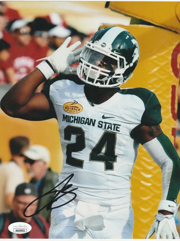 LE'VEON BELL MICHIGAN STATE SPARTANS  JSA AUTHENTICATED  ACTION SIGNED 8x10 - Image 1 of 1